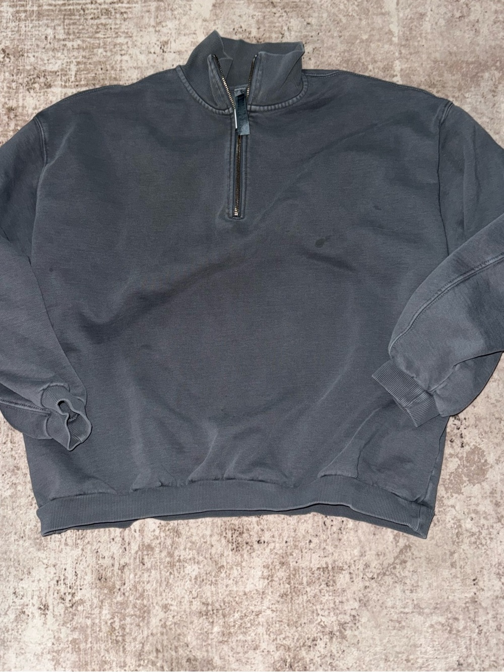 Womens skims boyfriend quarterzip in zircon